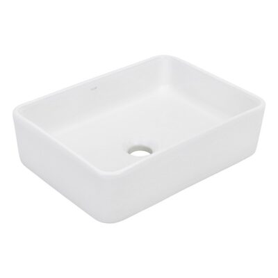 Cuba para Banheiro de Apoio Louça Retangular Branca 41x30cm CB16 Fiori
